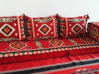 Orientalische Sitzecken ,Orientalische Sitzgarnitur 5 teiliges Set komplett traditionell Rot, Fares Hatef Rashid Fares Hatef Rashid