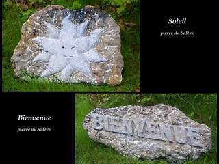 Soleil - Bienvenue, Arlequin Arlequin Jardines de estilo ecléctico Piedra