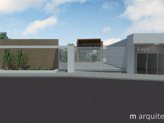 Residência + Lojas, M Arquitetura M Arquitetura บ้านและที่อยู่อาศัย