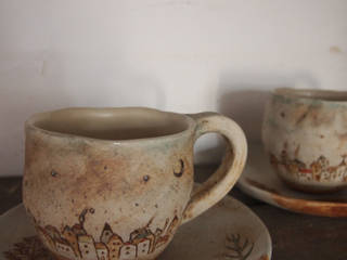 カップ, 土の家 土の家 オリジナルデザインの キッチン 陶器