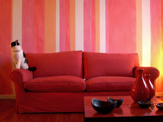 Progetto, Gouache Gouache Modern living room