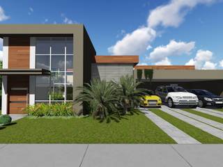 Casa Goiás - Planaltina de Goiás / GO, Ponta Cabeça - Arquitetura Criativa Ponta Cabeça - Arquitetura Criativa Moderne Häuser Keramik Holznachbildung