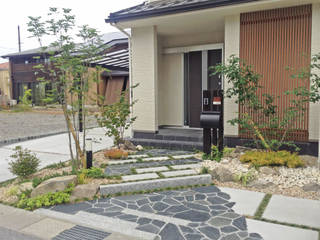 和の庭・エクステリア（外構）, 匠ガーデン 匠ガーデン Detached home Stone