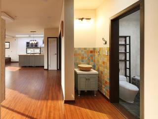 햇살품은 미니멀리즘 주택 [용인 방아리], 윤성하우징 윤성하우징 Ванная комната в стиле модерн