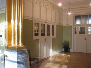 Décor Art Déco restitués à la Maison Dewin, Marianne De Wil Marianne De Wil Paredes y pisos de estilo moderno
