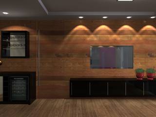 Reforma de apartamento, Arquiteto Lucas Lincoln Arquiteto Lucas Lincoln Living room Wood Wood effect