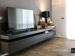 Appartamento moderno, Interior-Mente Interior-Mente Salones modernos Madera Acabado en madera