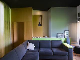 CRAPAURUE, fhw architectes sprl fhw architectes sprl Modern Living Room