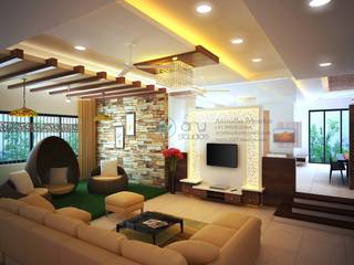 Interior projects, ARY Studios ARY Studios ห้องนั่งเล่น