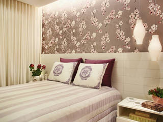 APARTAMENTO PARK HOUSE FLAMBOYANT, Orizam Arquitetura + Design Orizam Arquitetura + Design Classic style bedroom