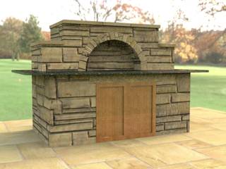 Promotional material for bespoke stone worker, Mike Bradley Garden Design Mike Bradley Garden Design