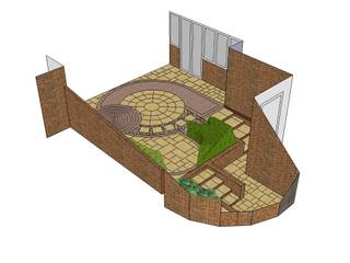 Small, low maintenance but interesting rear garden , Mike Bradley Garden Design Mike Bradley Garden Design