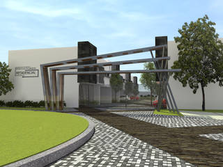 Residencial Escultores, studioQUATTRO.mx studioQUATTRO.mx Modern houses