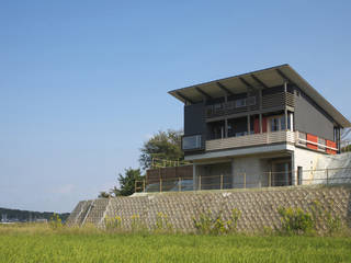 SHIMA HOUSE, AMI ENVIRONMENT DESIGN／アミ環境デザイン AMI ENVIRONMENT DESIGN／アミ環境デザイン Дома в азиатском стиле
