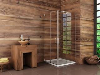BANYO ÇALIŞMALARI, 3D MİMARİ 3D MİMARİ Phòng tắm phong cách hiện đại Bathtubs & showers