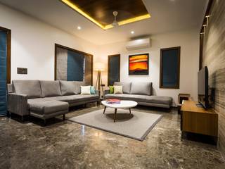 Chandresh bhai interiors, Vipul Patel Architects Vipul Patel Architects Salas modernas