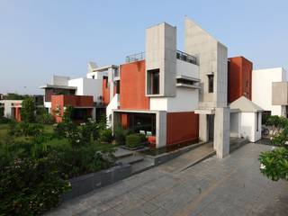 Dual house images, Vipul Patel Architects Vipul Patel Architects Modern Evler