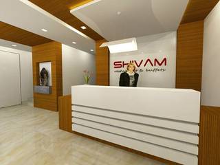 Shivam Hotel., Archsmith project consultant Archsmith project consultant 모던스타일 서재 / 사무실