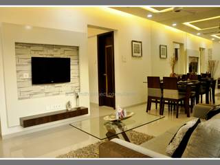 Amanora Park Town., Archsmith project consultant Archsmith project consultant Modern living room