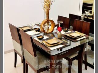 Amanora Park Town., Archsmith project consultant Archsmith project consultant Modern dining room