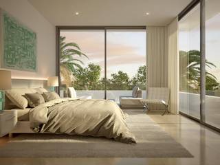 VILLA IROKO Interior Design & 3D, Areadesign Areadesign Chambre moderne