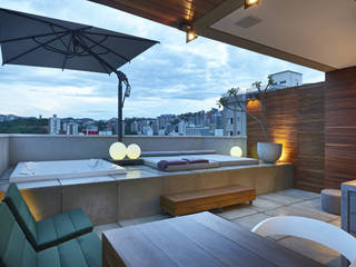 Apartamento | Cobertura, Piacesi Arquitetos Piacesi Arquitetos Moderner Balkon, Veranda & Terrasse