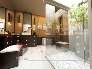Dressing & Bathroom Interiors, 3D Power Visualization Pvt. Ltd. 3D Power Visualization Pvt. Ltd. Moderne Badezimmer
