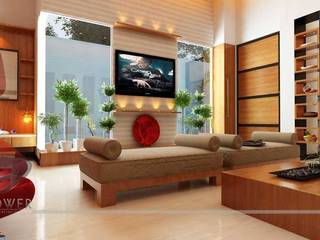 Beautiful Living Room Interiors, 3D Power Visualization Pvt. Ltd. 3D Power Visualization Pvt. Ltd. Salon moderne