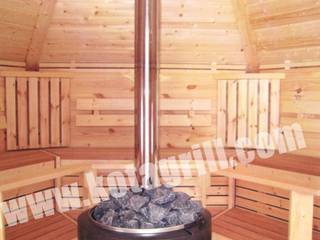 Chalet et kota sauna, Cholley Cholley Spas de estilo escandinavo