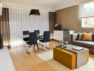 Apartamento T1 – Estoril, IDEIAS DE INTERIORES IDEIAS DE INTERIORES Living room