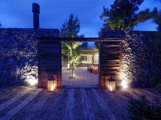 Casas de Playa - El Patio -, LUCAS MC LEAN ARQUITECTO LUCAS MC LEAN ARQUITECTO Casas modernas: Ideas, imágenes y decoración