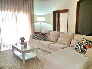 Sala de estar com toque campestre, Alma Braguesa Furniture Alma Braguesa Furniture Country style living room