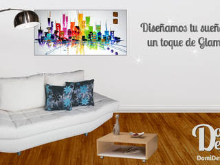 Diseñamos tu sueño con un toque de Glamour, Domi Design Domi Design Modern living room