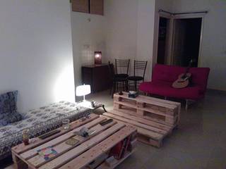 Pallet Furniture, Kaushik Kumar Design Kaushik Kumar Design ห้องนั่งเล่น