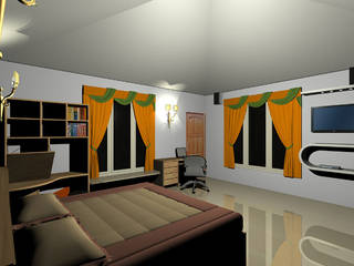 Interior projects, VASTHU ARCHITECTS VASTHU ARCHITECTS Modern style bedroom