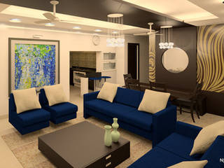 Interior Designs, Newarch Design Consultants Pvt. Ltd Newarch Design Consultants Pvt. Ltd Livings de estilo moderno