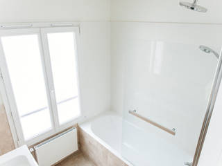 Appartement 48m², Lise Compain Lise Compain Modern bathroom