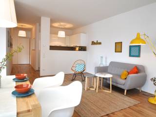 kleine Musterwohnung, K. A. K. A. Scandinavian style living room