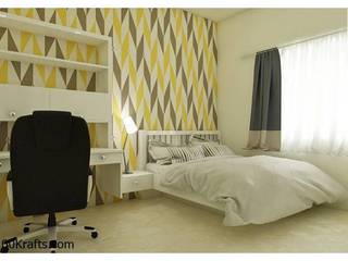 flat Interior Designs, 100Krafts 100Krafts Modern style bedroom