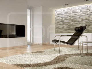 3D Decorative Panel - Loft System Design - model Stream, Loft Design System Loft Design System Dinding & Lantai Modern