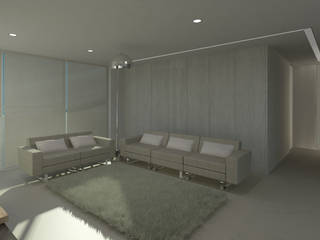 LIVING ROOM, Minimal-Line Minimal-Line Minimalist living room