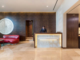 The Metropolitan Hotel - Park Lane, Lighting Design Studio Lighting Design Studio Espaces commerciaux Bois Effet bois