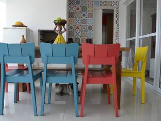 Apartamento Aclimação., MEM Arquitetura MEM Arquitetura モダンデザインの テラス