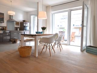 Home Staging einer Mietwohnung direkt an der Weser, Karin Armbrust Karin Armbrust Country style dining room
