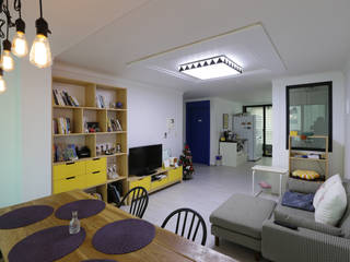 인천 삼산동 산삼타운 21평 , 금화 인테리어 금화 인테리어 Scandinavian style living room