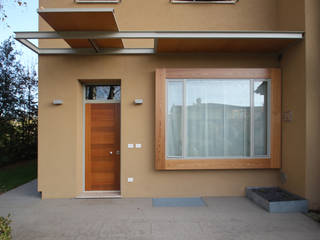 CASA FD, STUDIO DI ARCHITETTURA RAFFIN STUDIO DI ARCHITETTURA RAFFIN Modern windows & doors Wood