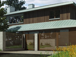 Ogrodzenie [AIR], Nive Nive Garden Fencing & walls Aluminium/Zinc Multicolored