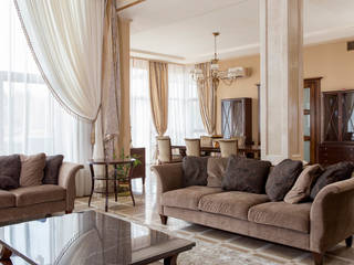 НОВАЯ КЛАССИКА В ИНТЕРЬЕРЕ, Studio 25 Studio 25 Living room