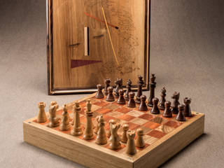 Chess and Art, Wood and Mood Wood and Mood Rumah Modern Kayu Wood effect