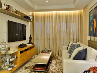 Apartamento FL, Bastos & Duarte Bastos & Duarte Modern living room